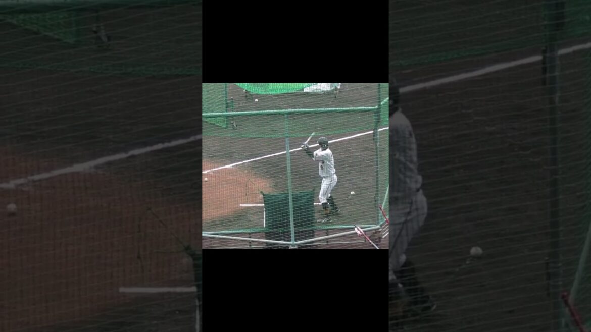 巨人キャンプ 松原聖弥フリーバッティングをアップで ～沖縄キャンプ2022/2/16
