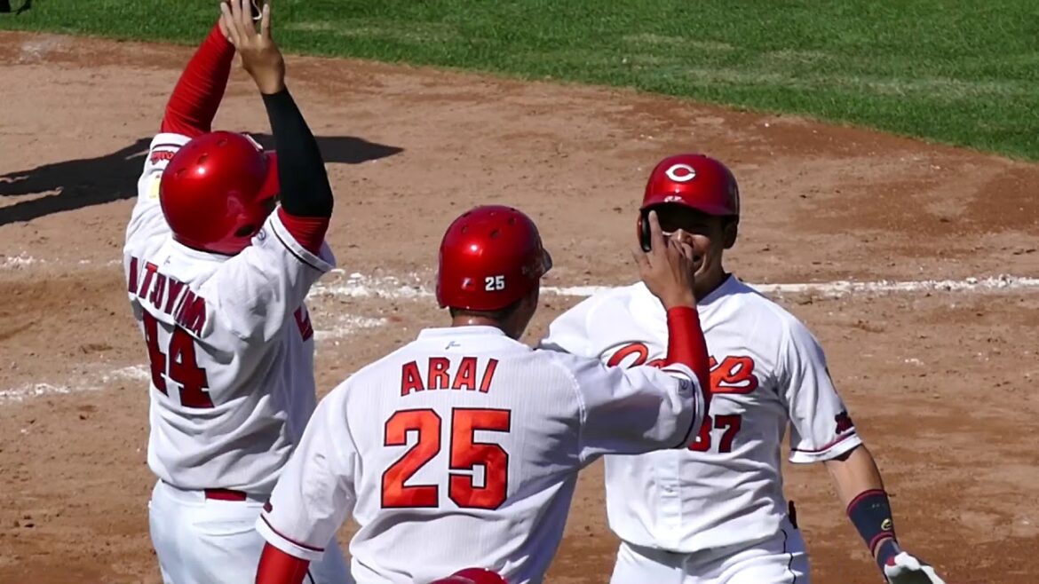 野間峻祥 ブキャナンから逆転満塁ホームラン！！@ズムスタ内野席 20180519 広島カープ