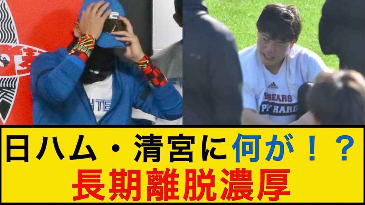 【悲報】日ハム清宮幸太郎、長期離脱濃厚‥【なんJプロ野球反応】 #清宮幸太郎 #新庄剛志