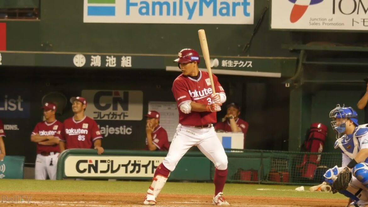 山﨑剛 逆方向へのいい当たりも斉藤彰吾の好捕に阻まれる 埼玉西武ライオンズvs東北楽天ゴールデンイーグルス