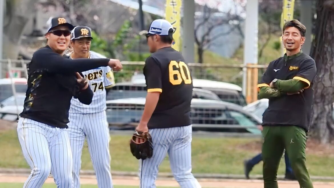 【流石の元本職】サード・大山悠輔の守備に時折大きな声を出す鳥谷臨時コーチ【阪神春季キャンプ】2024.2.8