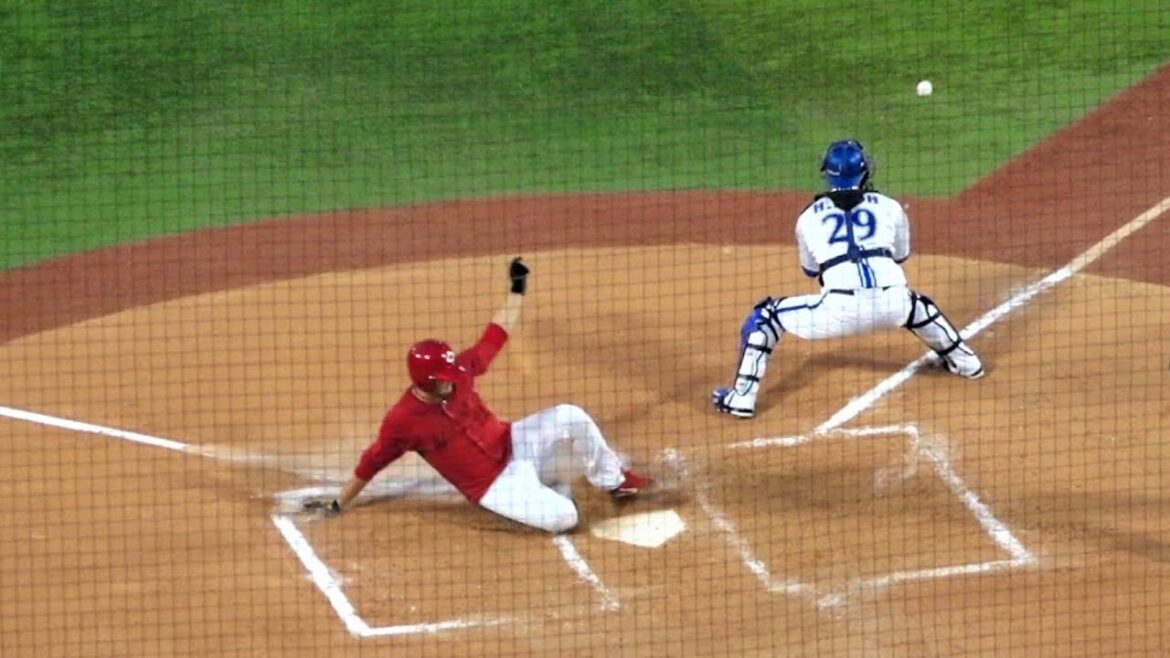 ピッチャーとは思えぬ床田の激走ホームイン！秋山翔吾のタイムリーヒットは勝ち越しの決勝打！2023/07/17 広島東洋カープ