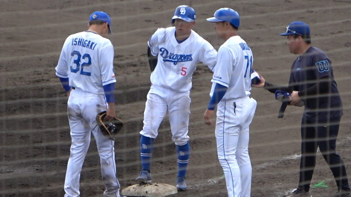 今キャンプ初のシート打撃！村松が松木平から最初のヒットを放つ！ (2024/02/06)