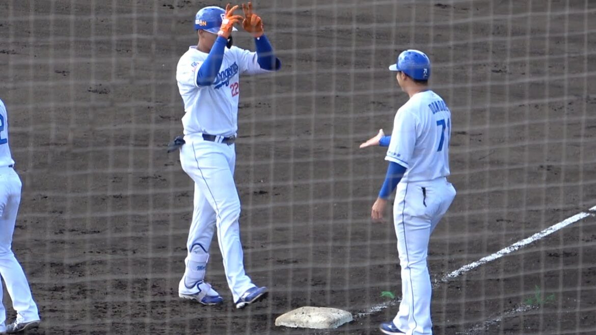 新加入モニエルが北谷初打席で橋本からヒット！ (2024/02/10)