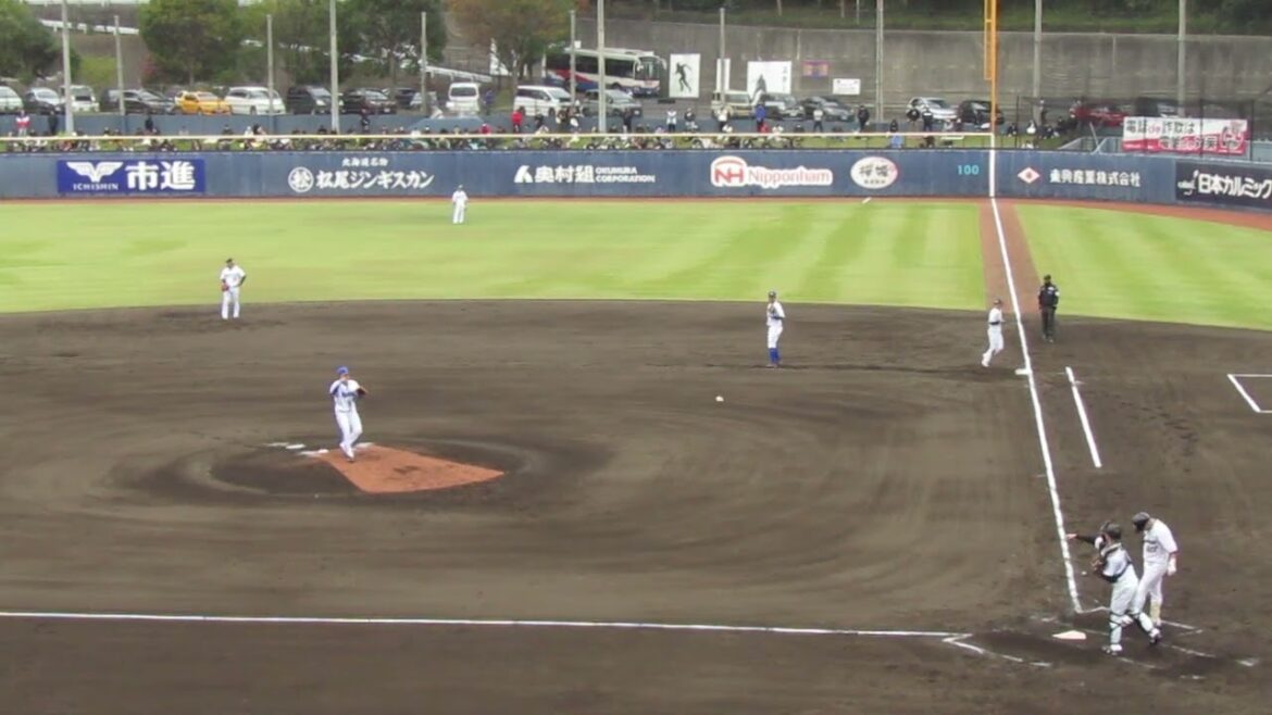 【トライアウト】ベイスターズ加藤大 対 ヤクルト松井聖〜四球＜2023年11月15日プロ野球 合同トライアウト＞