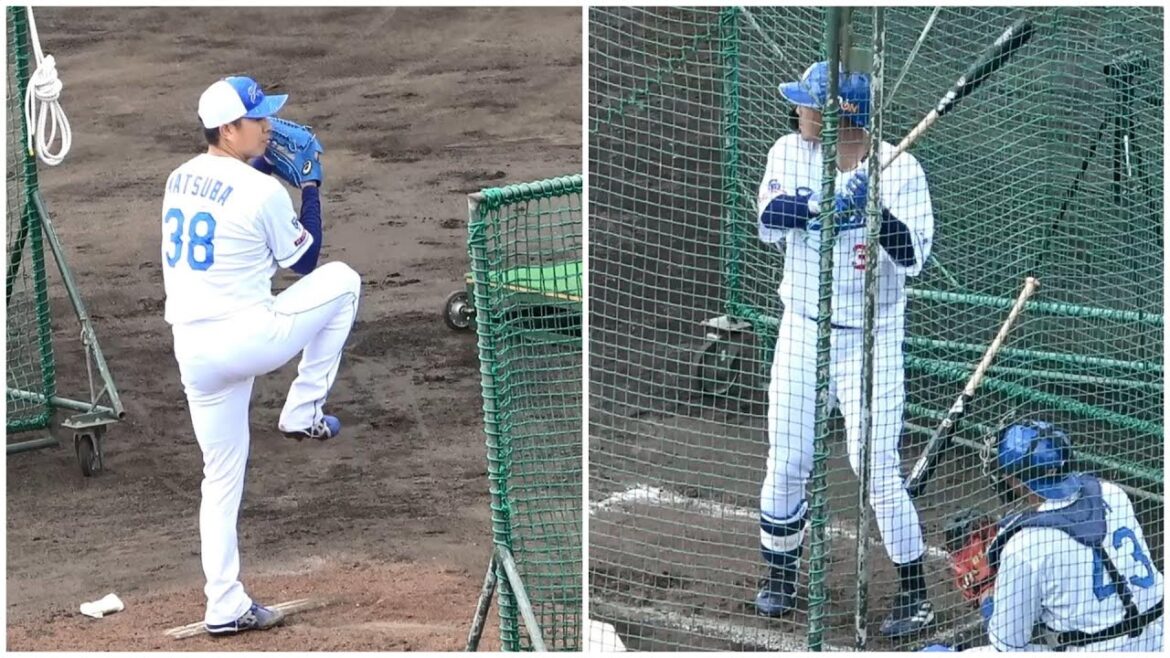 今日からフリー打撃に投手が登板！高橋周平が松葉から右中間へ豪快弾2発！（2024年2月3日）