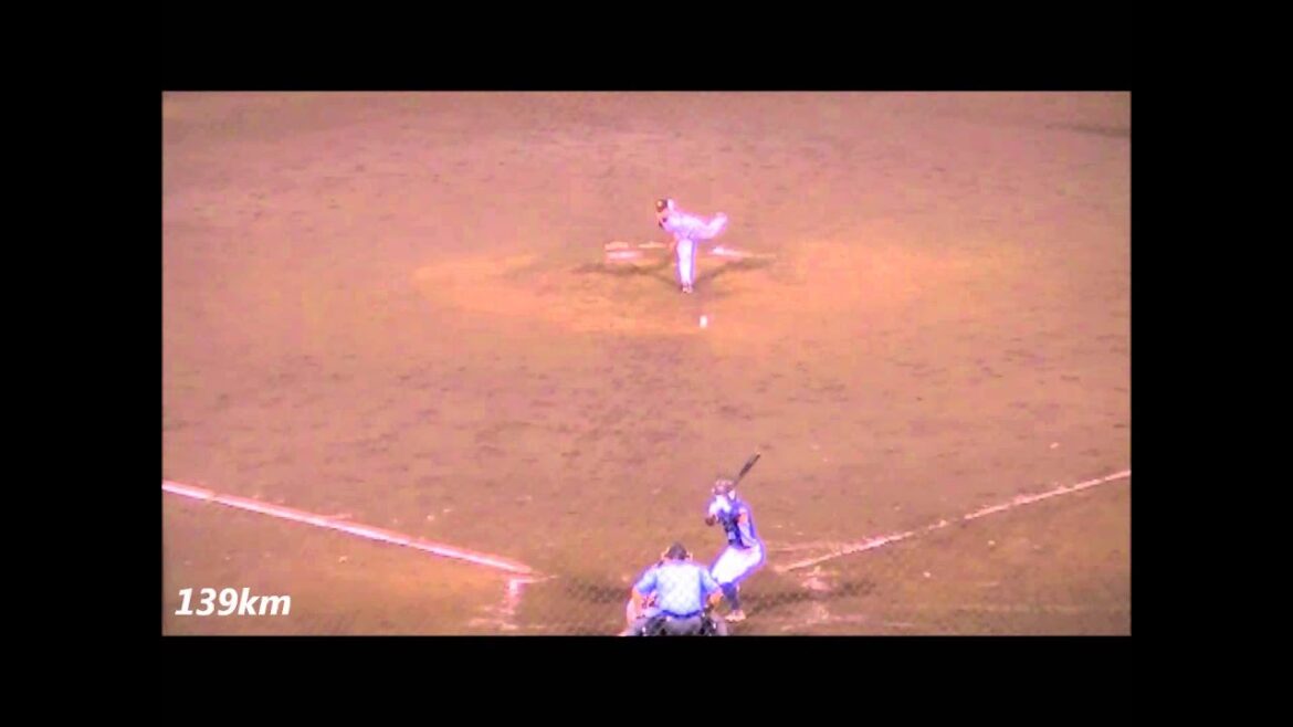 巨人公文克彦奪三振シーン2連発！2013-08-09