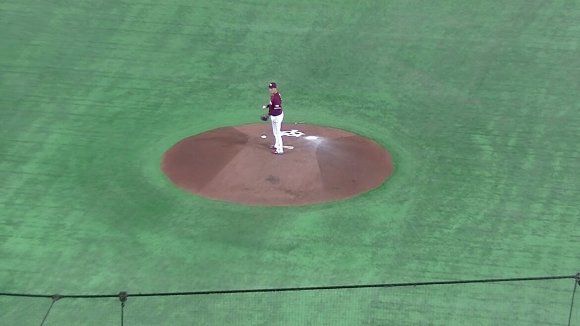 楽天　瀧中 瞭太の投球フォームと球筋 【読売ジャイアンツ対 東北楽天ゴールデンイーグルス2021/5/27】