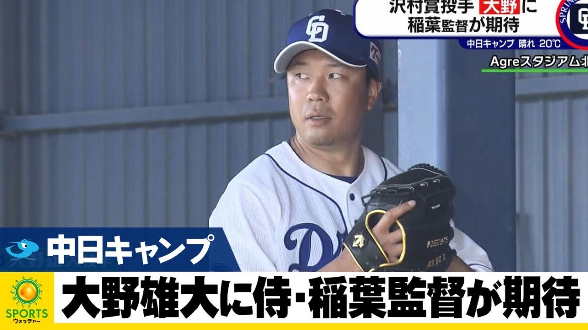 【中日】沢村賞投手・大野雄大に侍ジャパン稲葉監督が期待