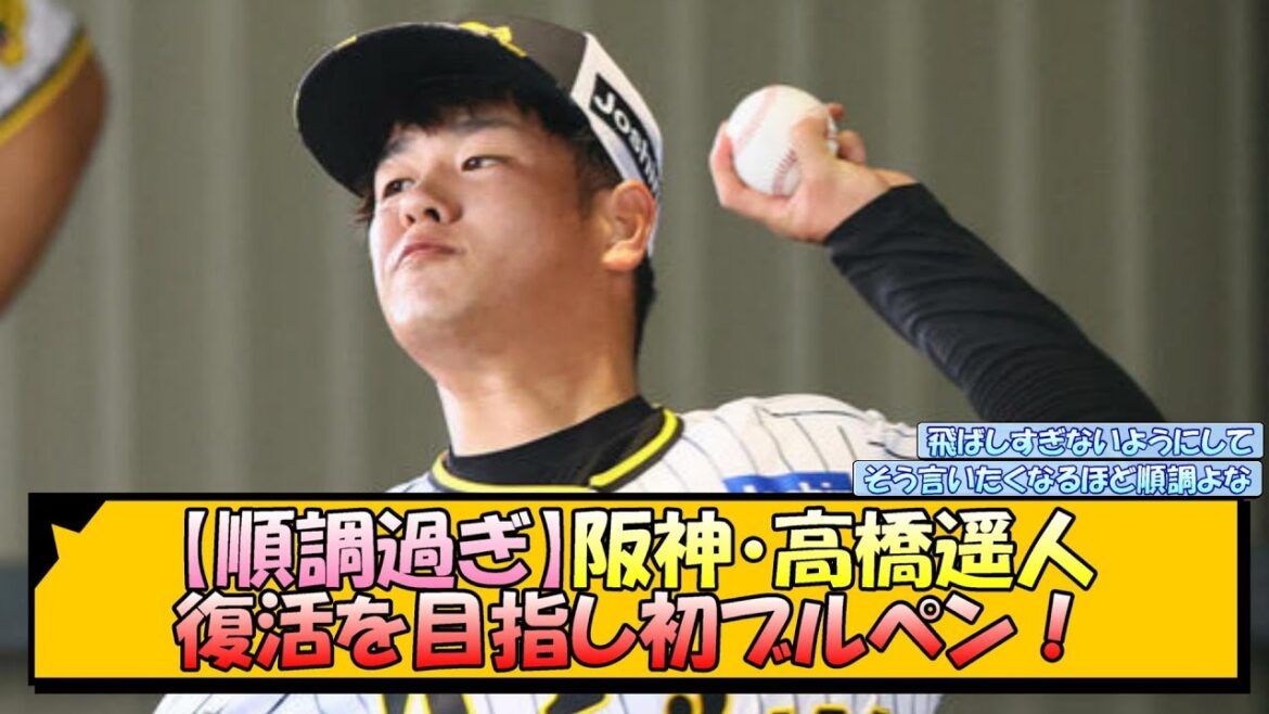 【順調過ぎ】阪神・高橋遥人 復活を目指し初ブルペン！【なんJ 反応 まとめ】