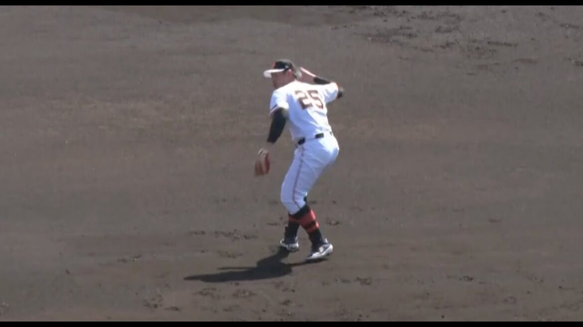 【春季キャンプ】"坂本・門脇・吉川・岡本" 豪華特守【巨人】