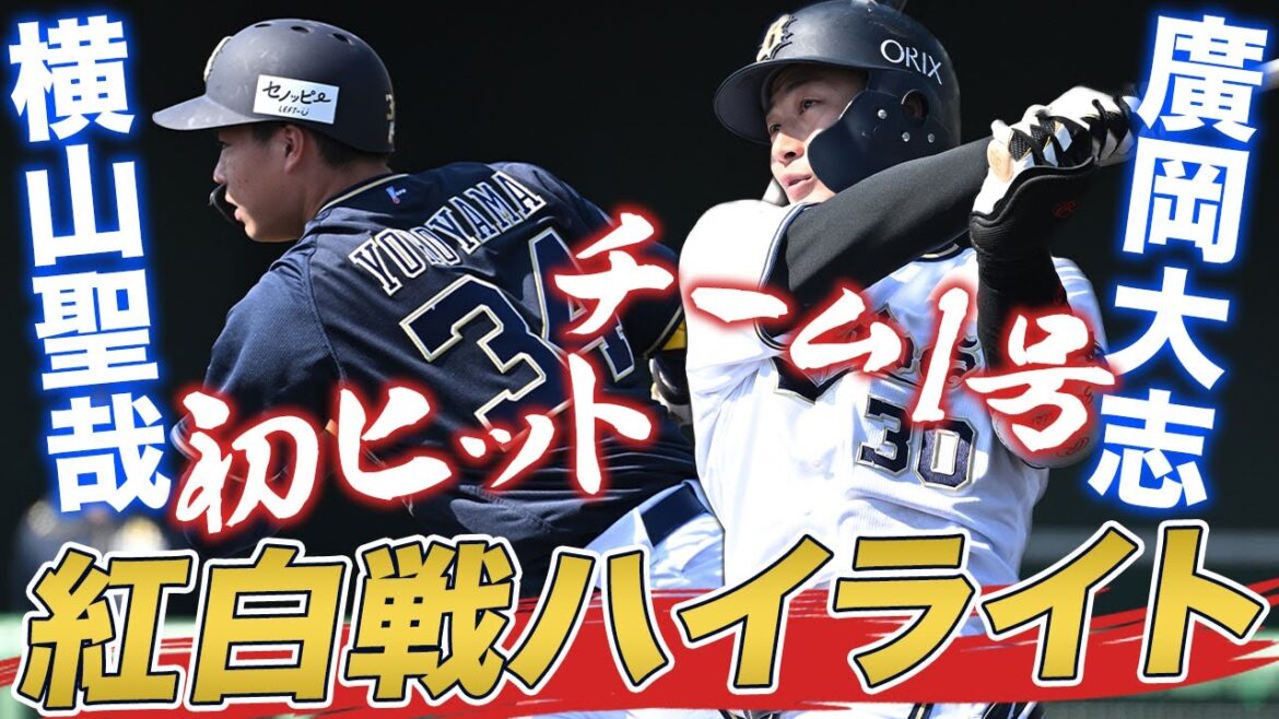 【BsキャンプTV】2月12日 紅白戦ハイライト