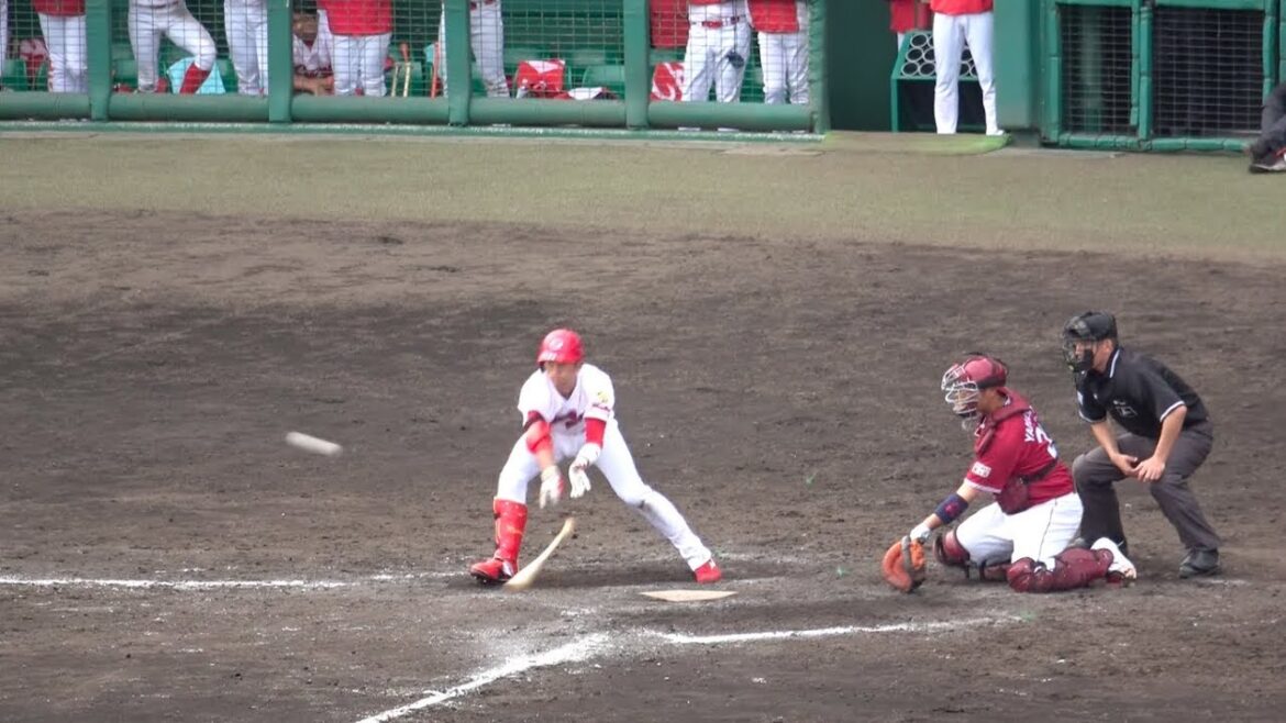 イチローより天才！？バットを投げてヒットにする西川龍馬がすごすぎる