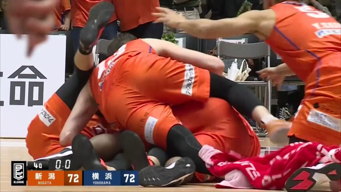 五十嵐圭のスーパーロングブザービーターで新潟が劇的勝利！｜B.LEAGUE第32節GAME1｜05.06.2017 プロバスケ (Bリーグ)