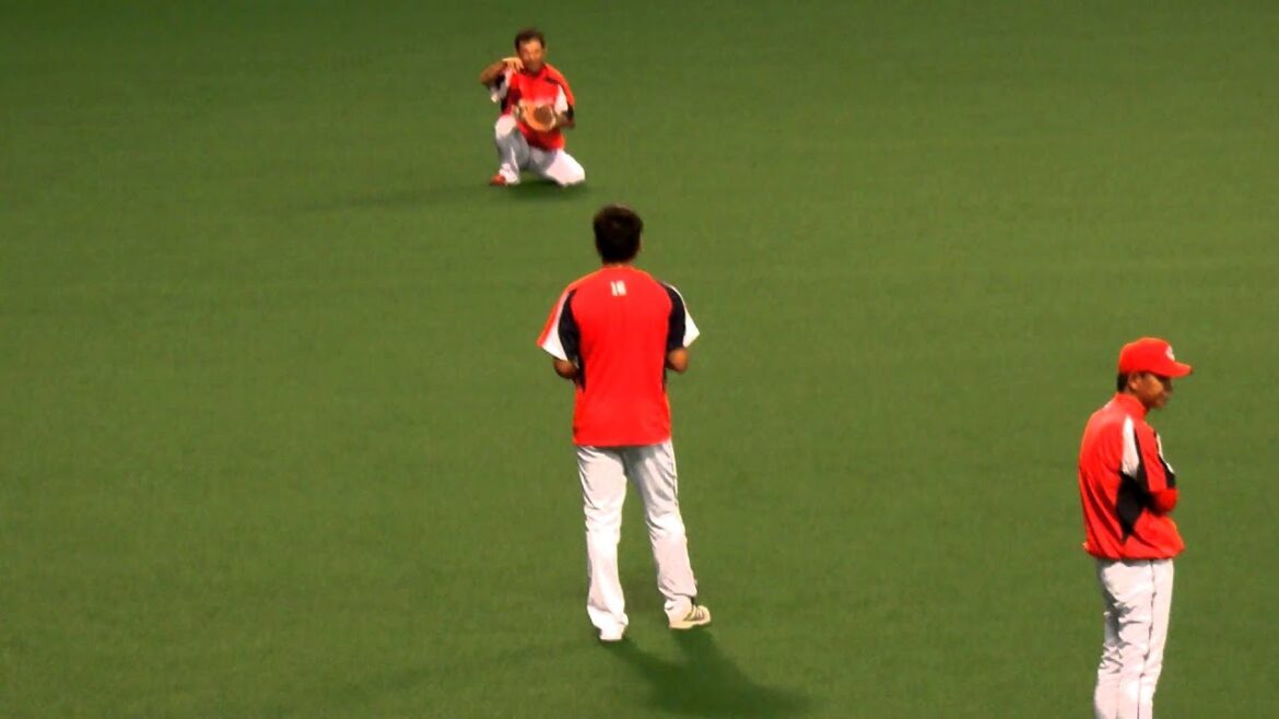 広島カープ　今村猛　投球練習