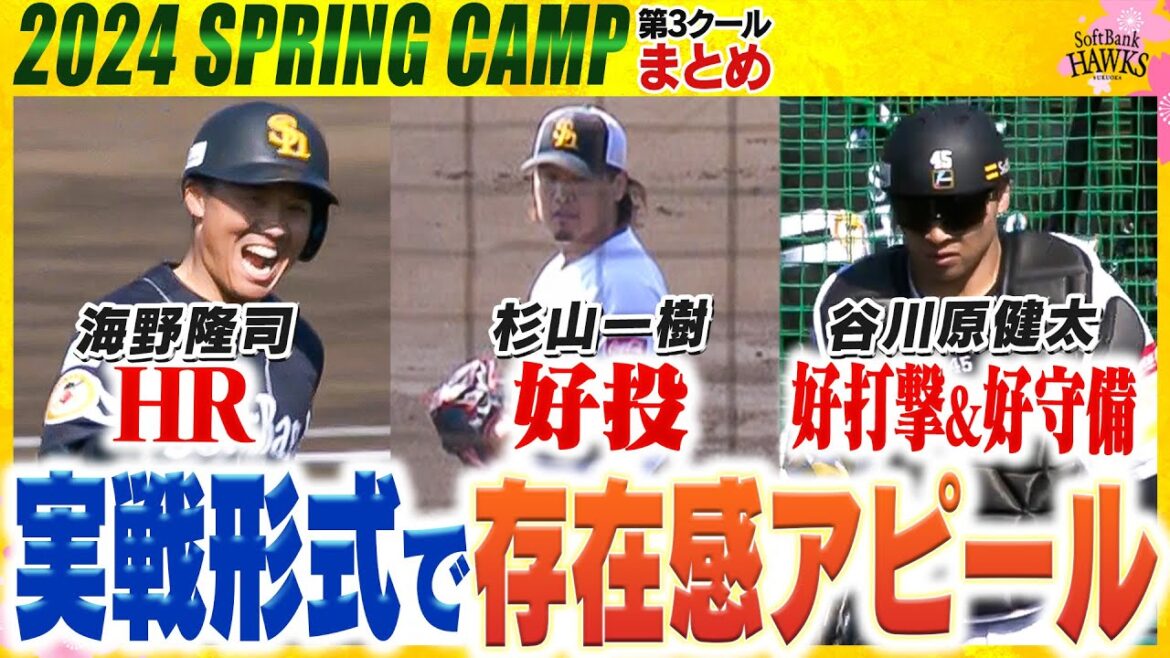 【猛アピール】実戦形式開始！居残り特打で100発チャレンジも！【第3クール】