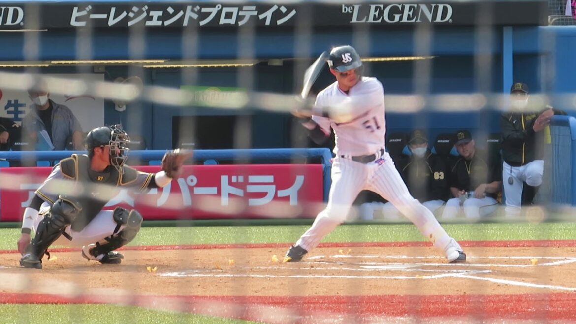 【2021/3/16東京ヤクルトスワローズ】 #51濱田太貴 オープン戦ツーランホームラン！