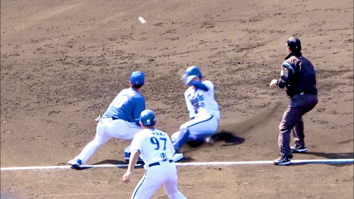 浅いフライから走った！ 知野直人の魅せる好走塁！ 横浜DeNAベイスターズ 2024/2/12