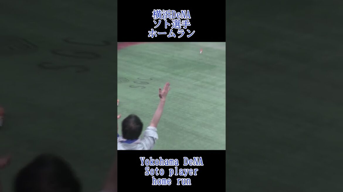 横浜DeNA・・ソト選手ホームラン