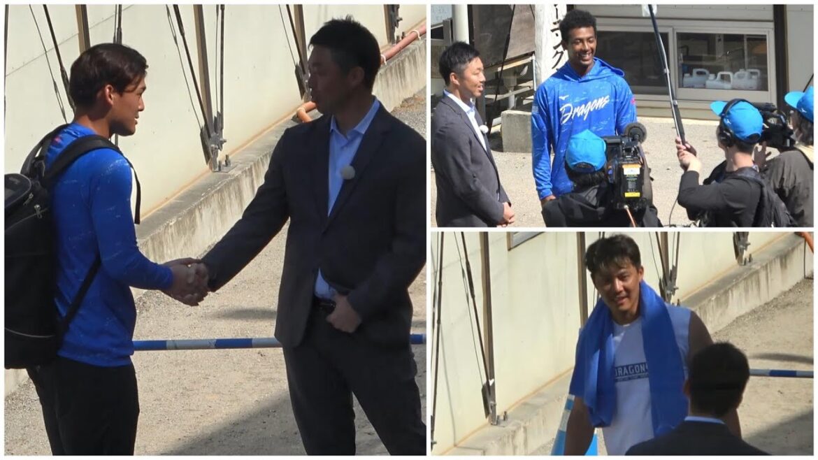 吉見さんが読谷訪問。石川昂弥・岩嵜翔と言葉を交わし、ブライトにはインタビュー（2024年2月13日）