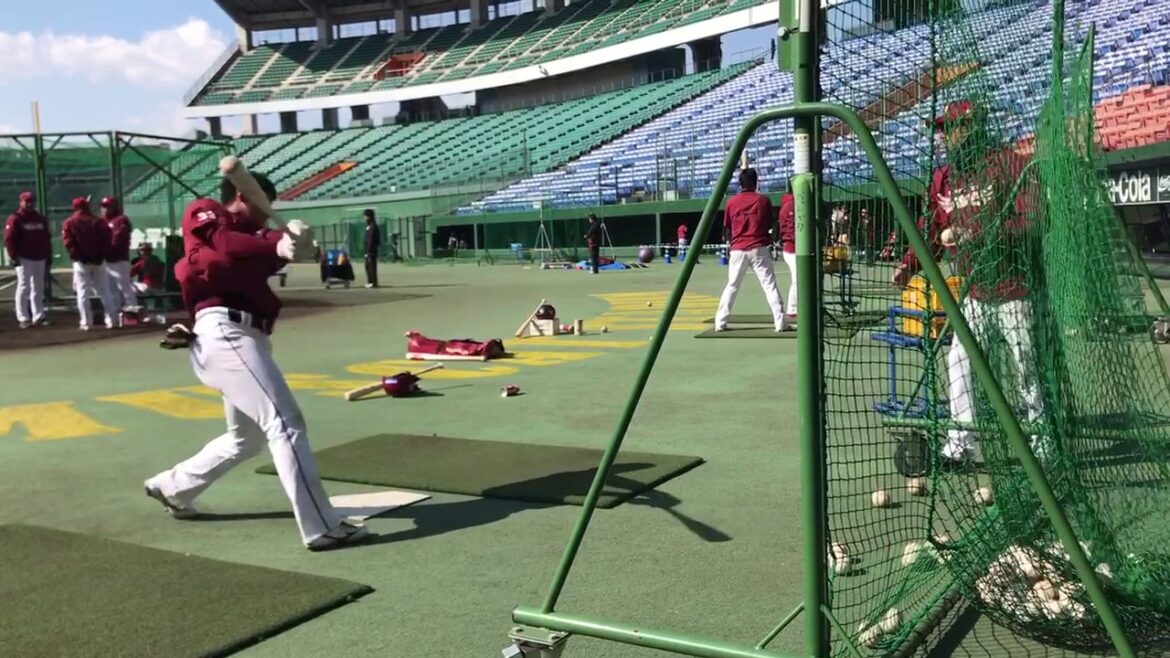 楽天イーグルス 銀次選手 打撃練習 part3