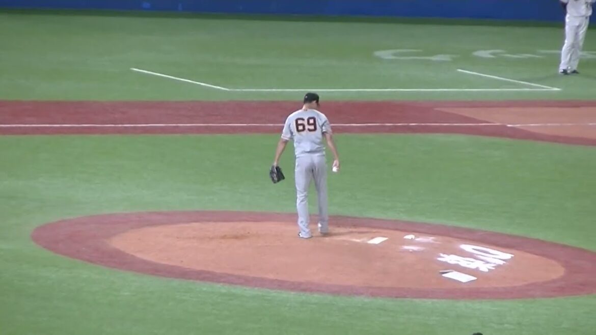 【野球選手フォーム集】三上朋也の投球フォーム【ヤクルトスワローズ対 読売ジャイアンツ2023年5月18日】