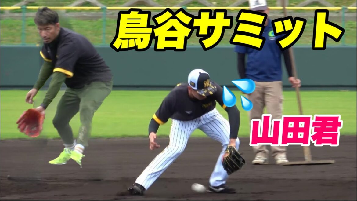【逆シングルがなかなかうまくいかないも、鳥谷敬のアドバイスで徐々にうまくなる2軍ショート陣】