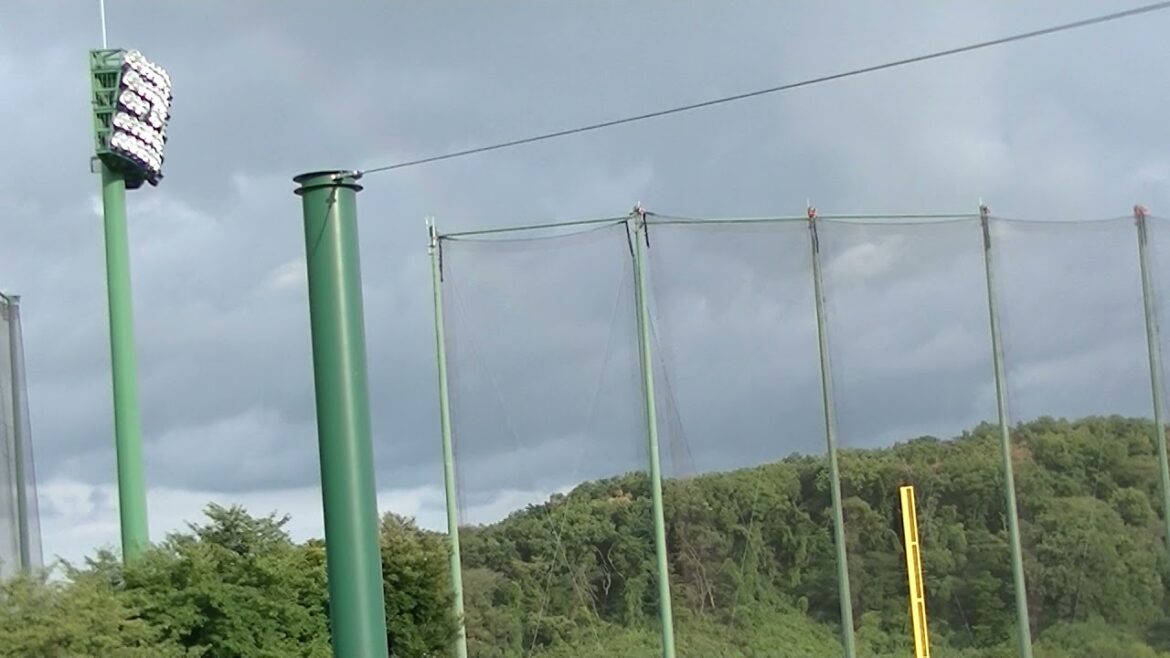 岸田 行倫の打席近づく雷 打ち取る京山 将弥 【イースタン・読売ジャイアンツVS.横浜DeNAベイスターズ2021/7/30】