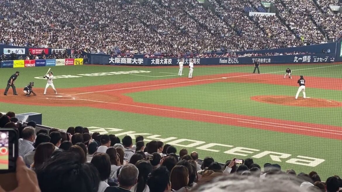 【リーグ優勝】オリックス中川圭太も決めた！　タイムリースリーベース　vsロッテ戦　京セラドーム　2023年9月20日