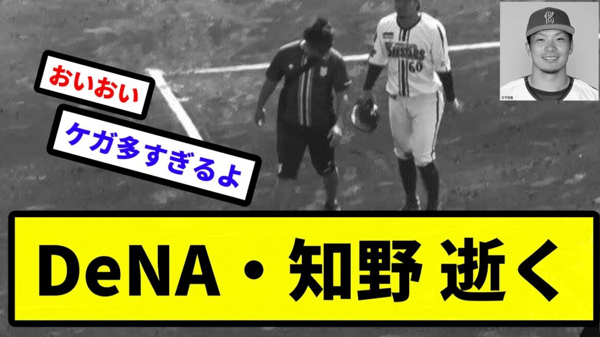 【もう終わりだよ】DeNA・知野 逝く【プロ野球反応集】【2chスレ】【1分動画】【5chスレ】