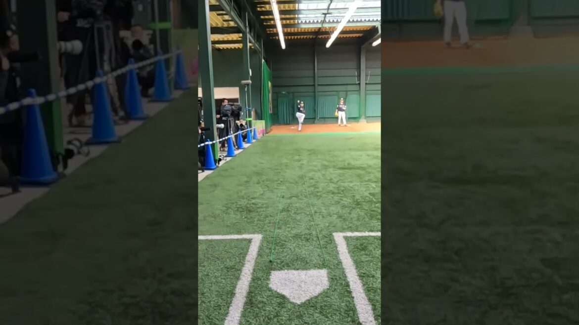 【捕手目線カメラ】村西良太投手のブルペン投球⚾全編はBPBDXで！！ #shorts #村西良太 #ブルペン #プロ野球 #orixbuffaloes