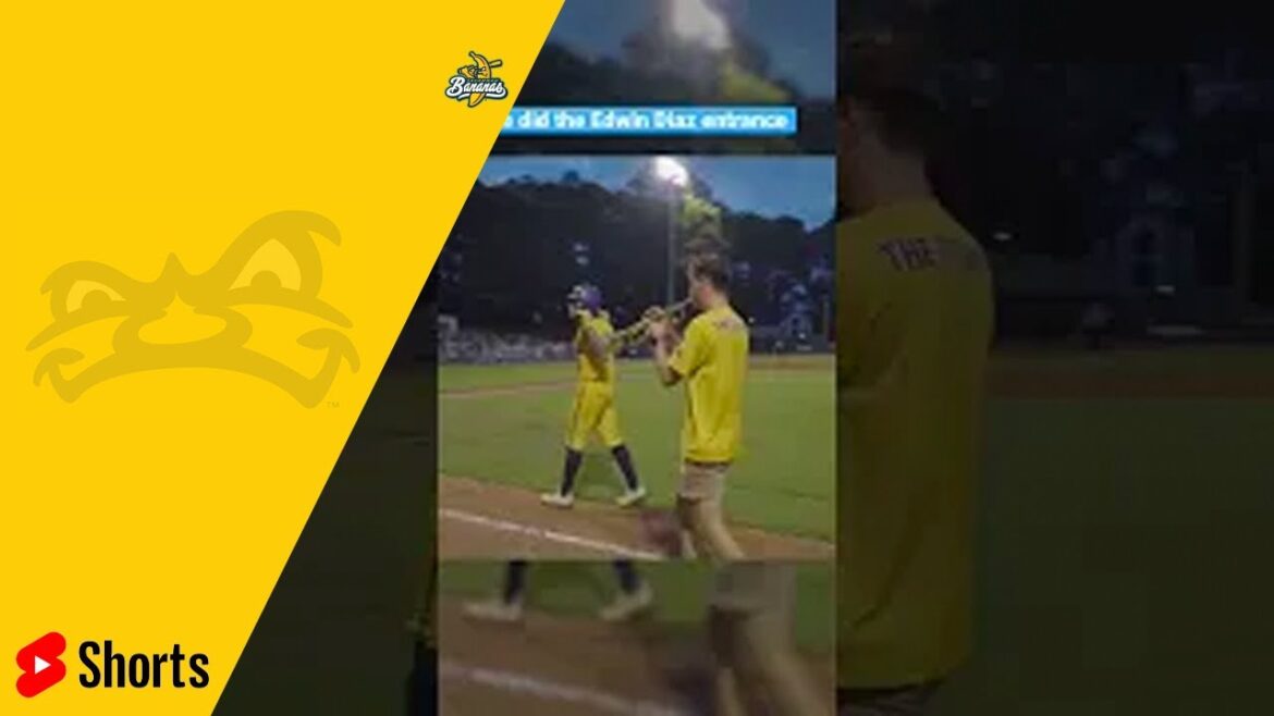 Edwin Diaz Entrance for an at Bat | The Savannah Bananas