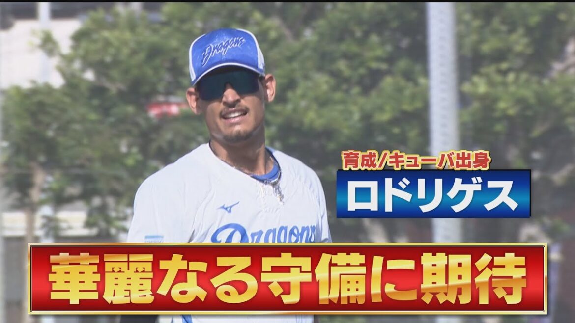 【華麗】立浪監督絶賛の大型遊撃手 ロドリゲスに話しかけてみた！【中日ドラゴンズ 沖縄キャンプ２月１５日】