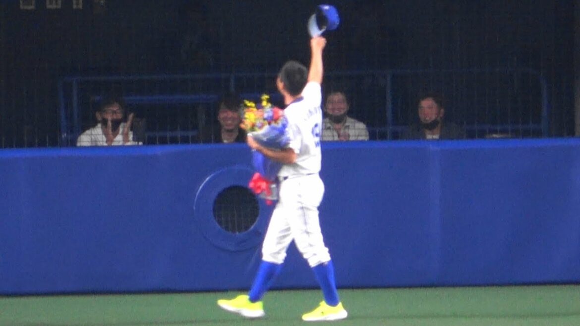 吉見一起引退セレモニーに駆け付けた山井大介たち(2020/11/06)