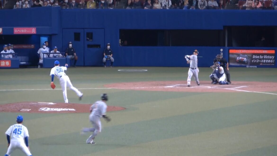【清水達也】大事な場面でサインミス⁉︎8回2アウト満塁フルカウントから大城を三振に抑える！（2023/4/16）