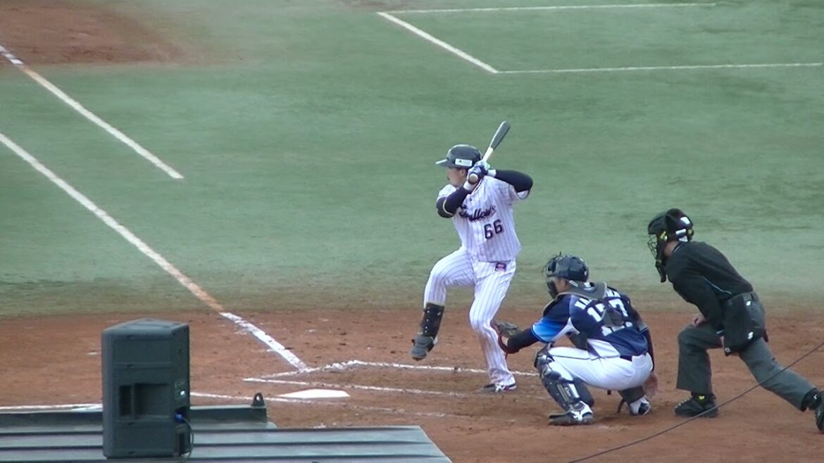 ヤクルト吉田大成ホームランかという当たりの後三振 〜イースタン ヤクルトスワローズ対 西武ライオンズ 2021/5/2