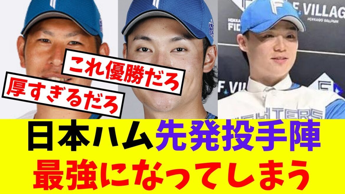 【日本ハム】先発投手陣最強になってしまう【プロ野球反応集】【5chスレ】