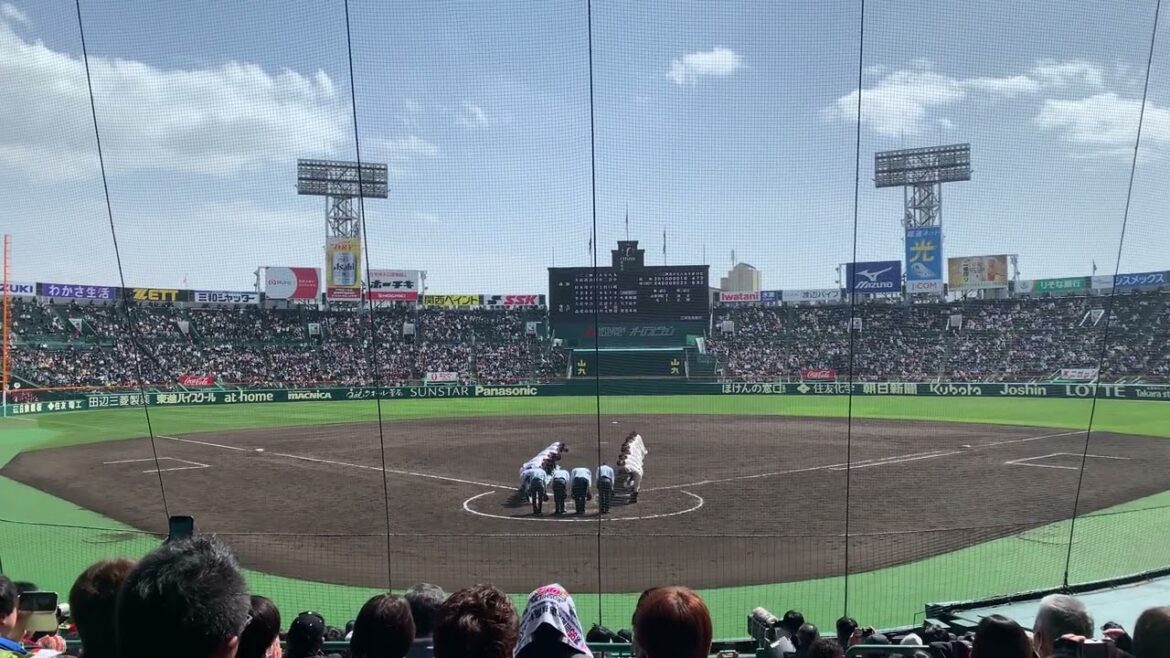 4K対応　2023年 センバツ　専大松戸　対　 高知高校 試合終了後の整列