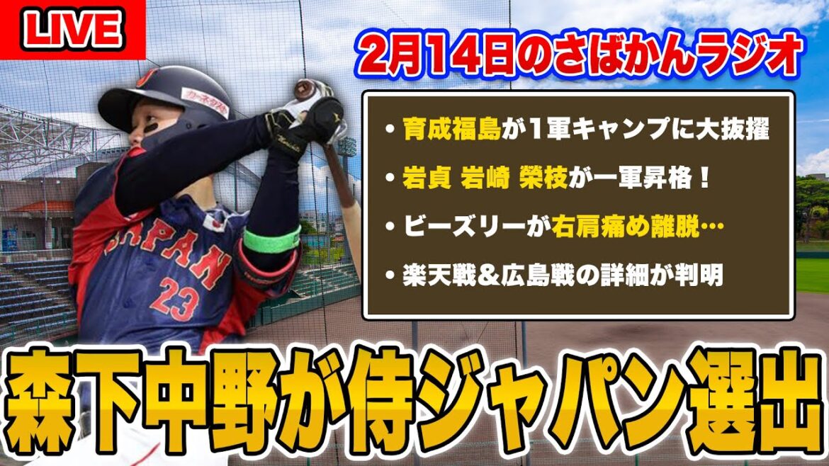 【阪神ファン集合!】福島岩崎岩貞榮枝が1軍昇格!侍ジャパンメンバー発表など阪神春季キャンプ2024について語ろう。【阪神タイガース】 【阪神ファン集合!】福島岩崎岩貞榮枝が1軍昇格!侍ジャパンメンバー発表など阪神春季キャンプ2024について語ろう。【阪神タイガース】