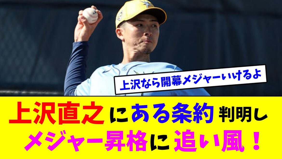 上沢直之にある条約判明しメジャー昇格に追い風!【なんJ反応】 上沢直之にある条約判明しメジャー昇格に追い風!【なんJ反応】