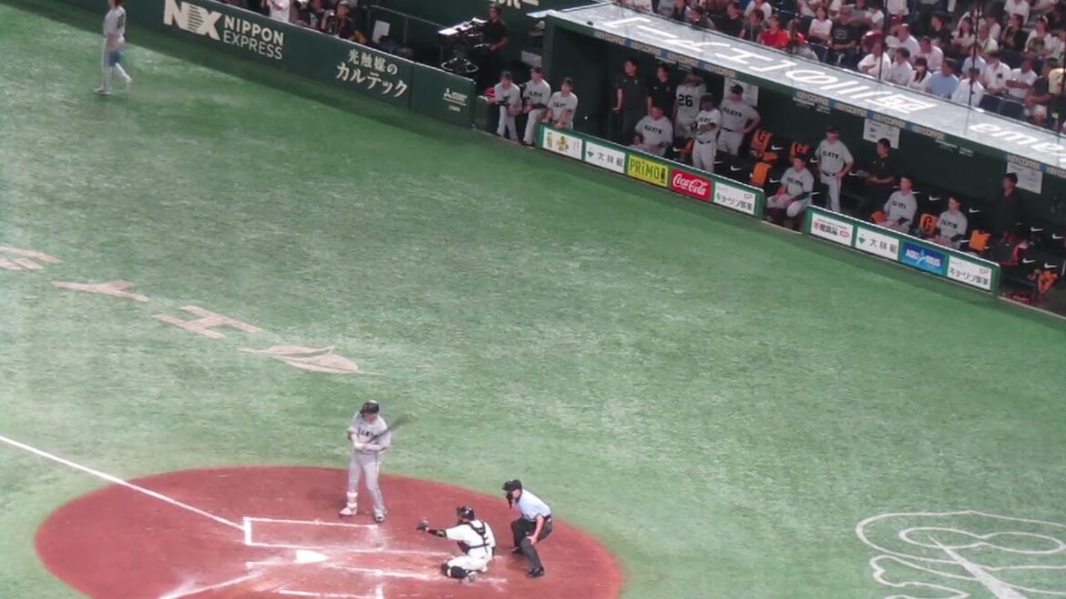 岡本和真の凡退と大城卓三の四球に反応する巨人ベンチ＜読売ジャイアンツ対 阪神タイガース 2023年8月8日＞