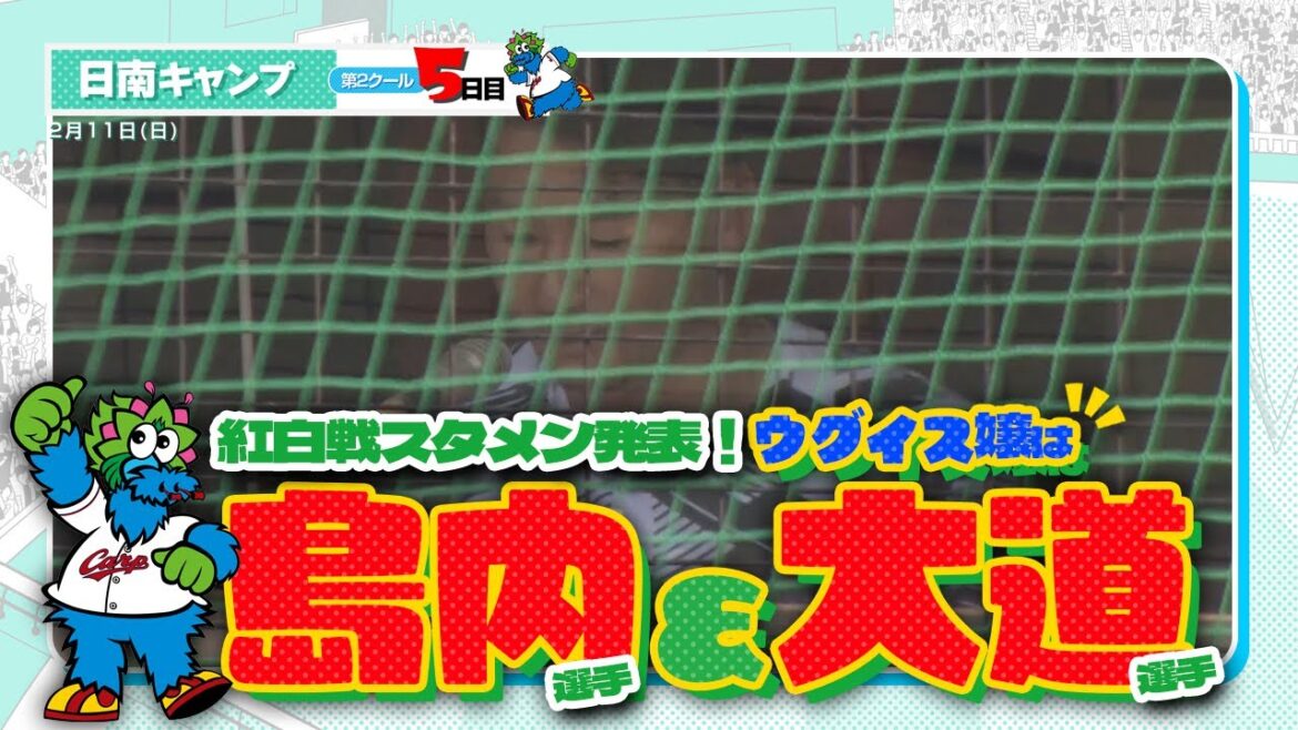広島東洋カープ 2024春季キャンプ（2024.02.11）