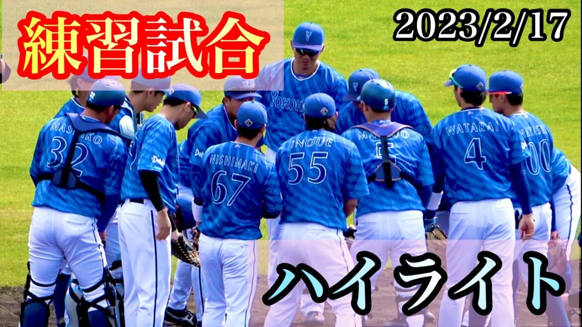 【ハイライト】東妻逆転タイムリー&アーチ！ 中川颯が好投！ 横浜DeNAベイスターズ 2024/2/17