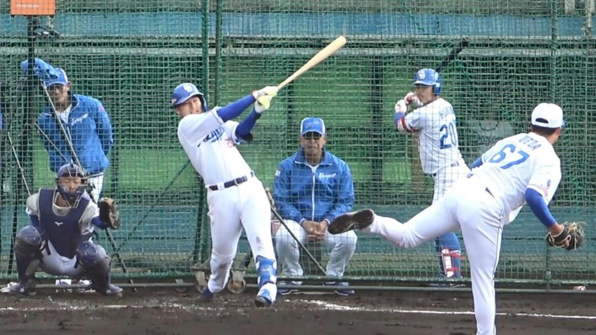 石川昂弥が土生＆上田と対戦。シート打撃2打席まとめ（2024年2月7日）