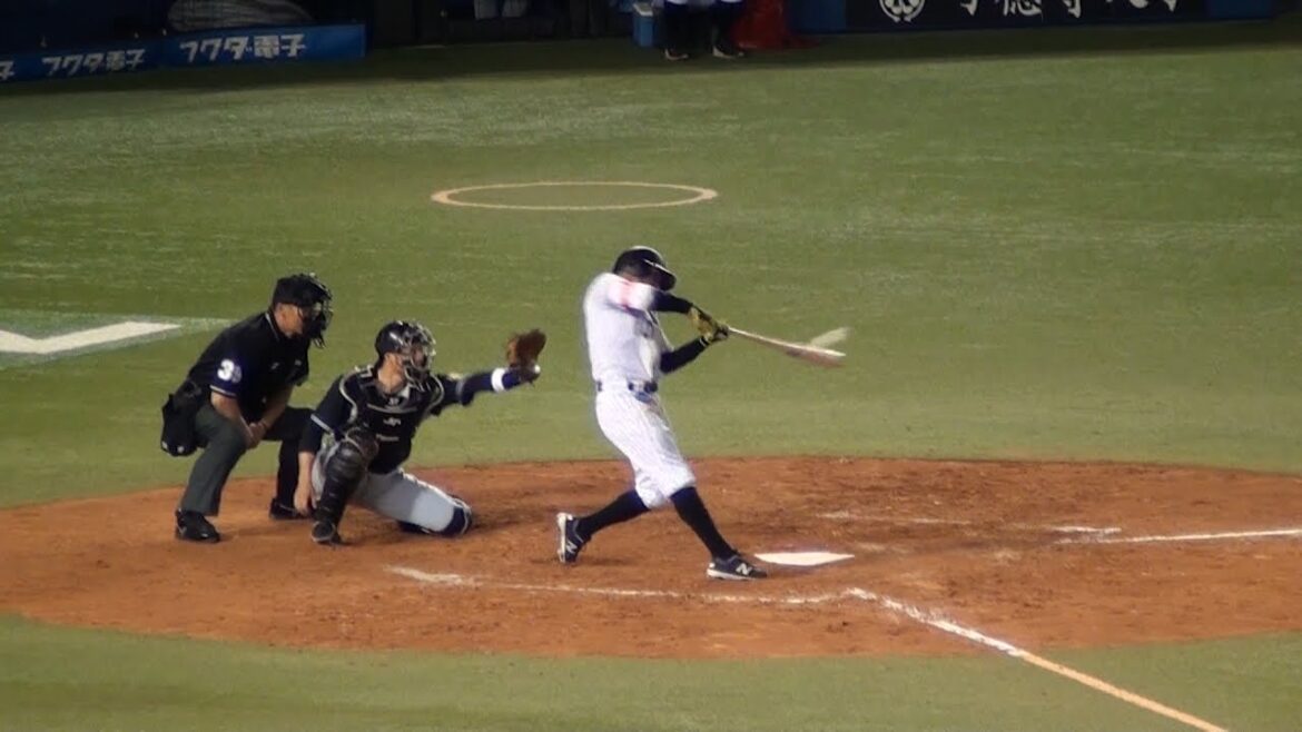 千葉ロッテ 2017年／ロエル・サントス選手、来日初安打・初打点の打席【第5打席】