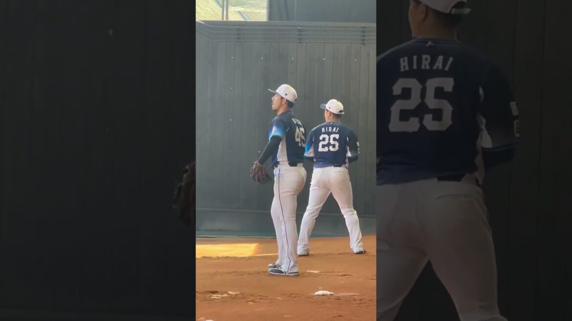 平井克典 ブルペン投球@南郷キャンプ