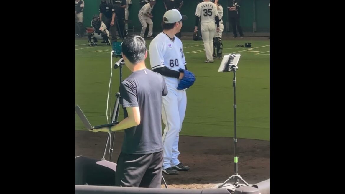 2024年石垣キャンプ 横山陸人　ブルペン