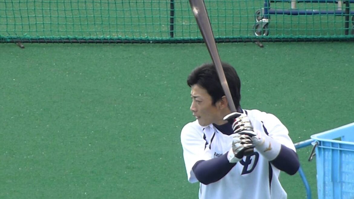 20131121　秋季キャンプ　松井雅人選手３　＠ナゴ球