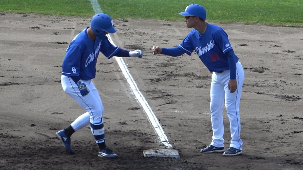 今年初実戦の高橋周平がライト前ヒット！ (2024/02/11)