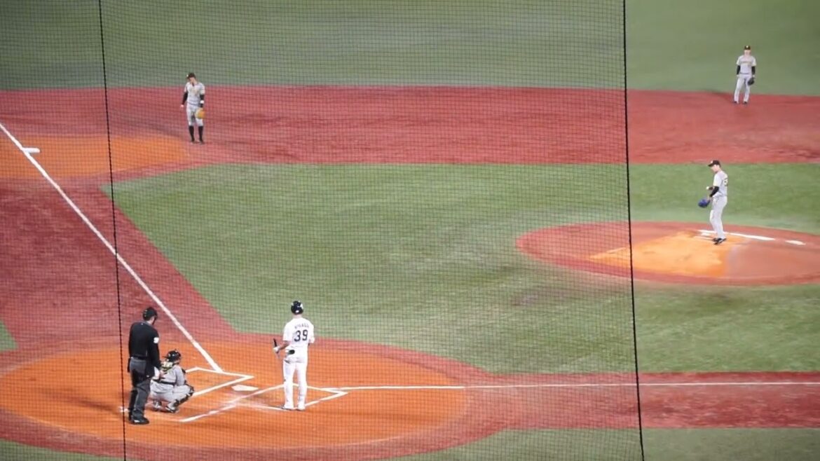 2022/10/14(金) 宮本丈 センター前ヒット 打席(1回裏) vs 青柳晃洋(阪神タイガース)